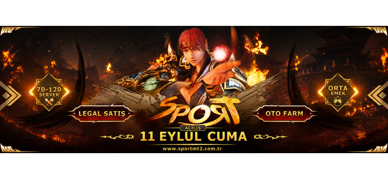 Sport2 – 70-120 Orta Farm WSlik Server, Hazır Efsunlu, Lycan + Kuşak + Simya YOK, TL Ödüllü Lonca +