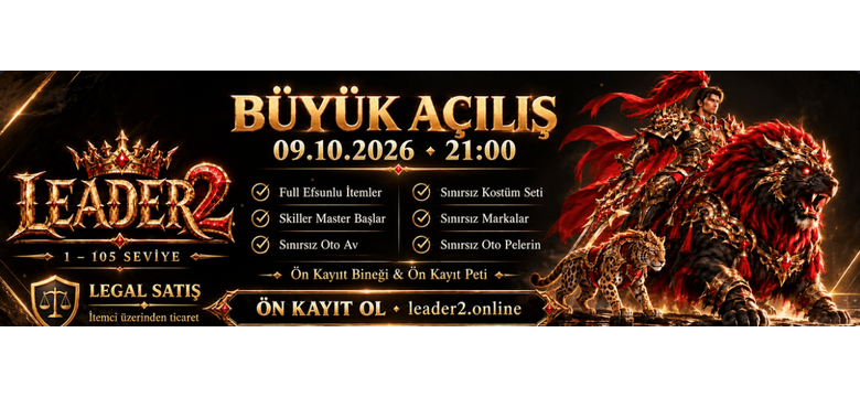Leader MT2 | 1-105 Orta Emek · Full Efsunlu · Oto Av