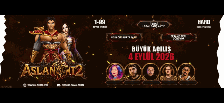 Aslan Mt2 – 1-99 Old School Emek Odaklı Gelişim, Canlı Pazar Ekonomisi ve Lonca Rekabeti ile Klasik