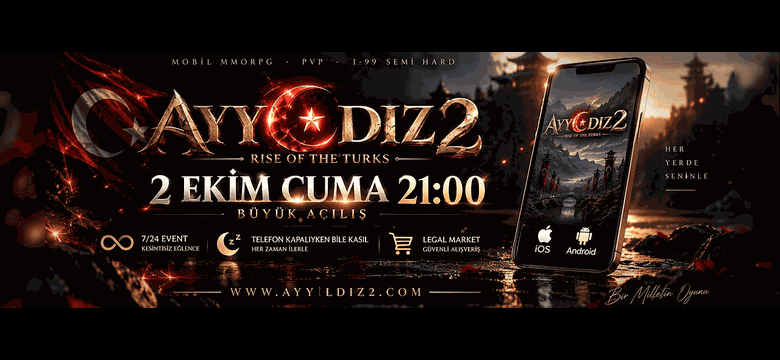 AYYILDIZ2 – 1-99 Orta-Hard Emek, PC + Mobil Beta + Simya/Kuşak/Lycan YOK Metin2 PvP Server