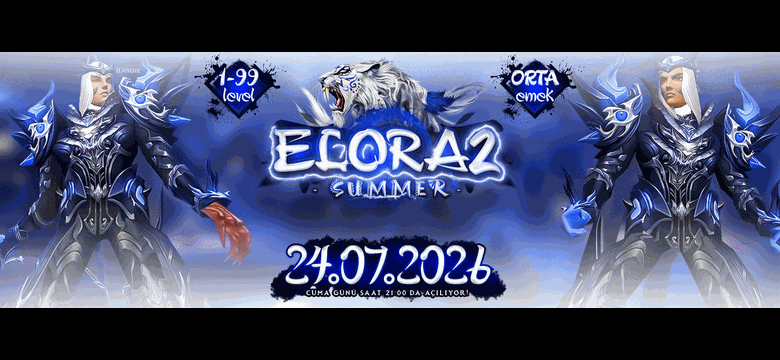 Elora2 – 1-99 Oldschool Orta Emek Simyasız Kuşaksız Lycansız Kadim Efsun Sistemli Anti-P2W Metin2 Pv