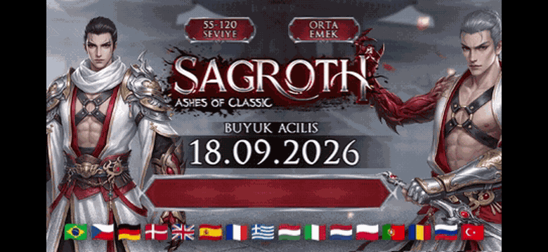 Sagroth2 – Türkiye'nin En Büyük 55-120 Sunucusu, Baş Yapıt Yapımcı Ekibinden Denenmiş Marka, Pyungmo