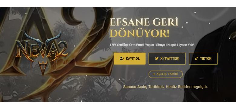 Neva2 – 1-99 Yeni Nesil Orta Emek Anti-P2W Yeni Ronark Haritalı TL Ödüllü Metin2 PvP Server