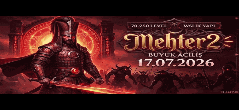 Mehter2 – 70-250 Set Bazlı PvP MMR Dereceli Arena Sistemli 7/7 Efsunlu Başlangıçlı Metin2 PvP Server