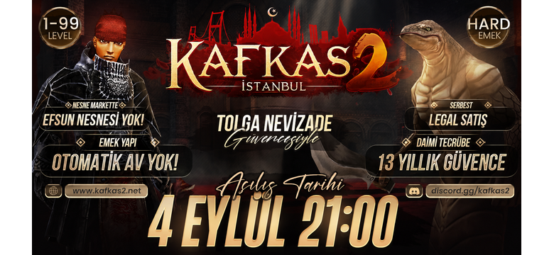Kafkas Mt2 – 1-99 Oldschool, Marka Tescilli Tek 1-99, 500.000 TL+ Ödül Havuzu, Kolezyum Ligi (1v1+5v