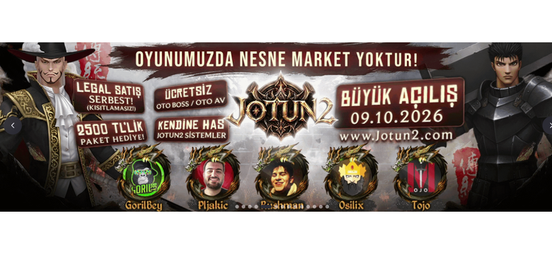 Jotun MT2 | 55-120 Orta Emek · 5M+ Hasar · Oto Av+Boss